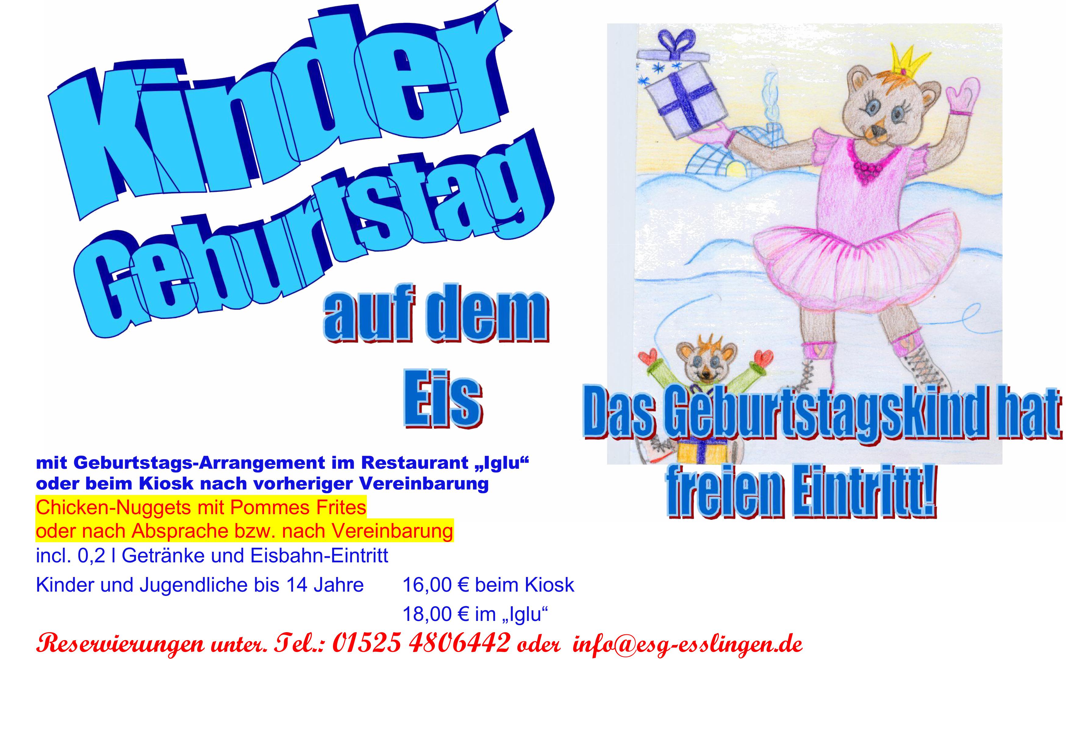 Geburtstagsfeier auf der Esslinger Eisbahn 2025 26