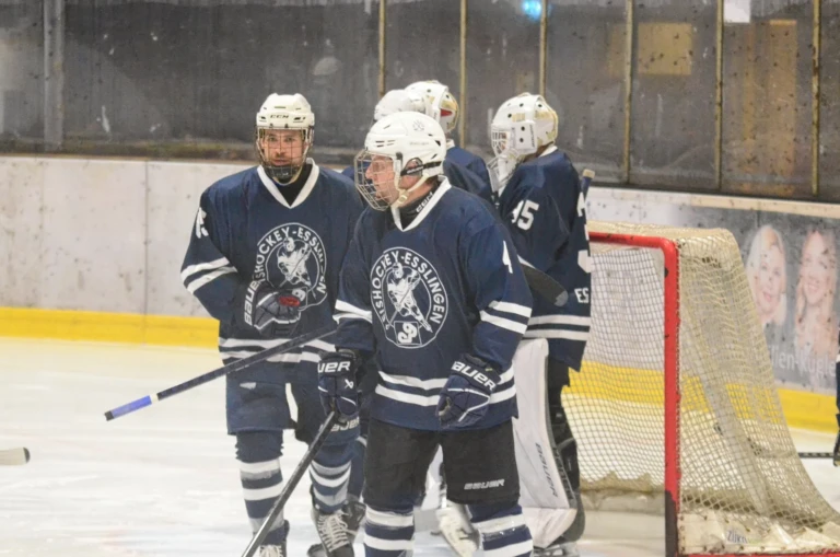 Herren vs bietigheim steelers 2026 10 17 28 spieler vor dem tor